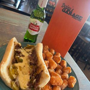 Spicy Philly Cheesesteak from Daisy's Garage in Cedar Rapids and Marion, Iowa.