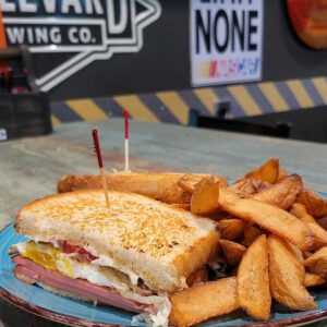 Fried Bologna Sandwich from Daisy's Garage in Cedar Rapids and Marion, Iowa.